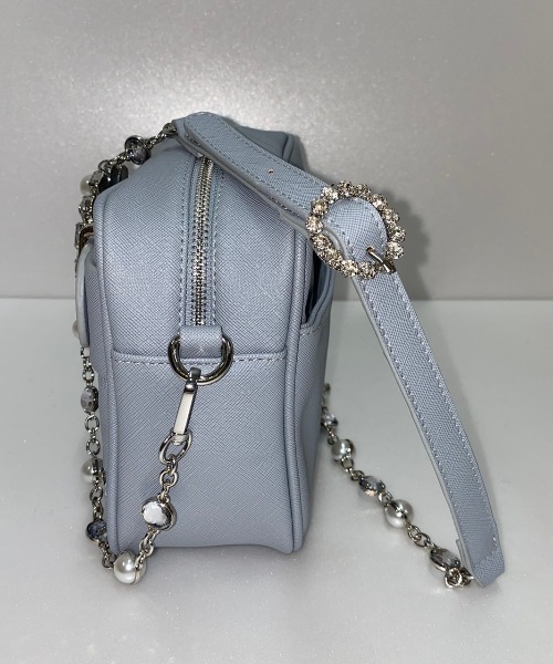 Swankiss（スワンキス）の「UT mademoirselle chain BAG（ショルダーバッグ・レディース・ブルー/ボルドー/モカ/ブラック/ピンク・FREE）」の20枚目の写真