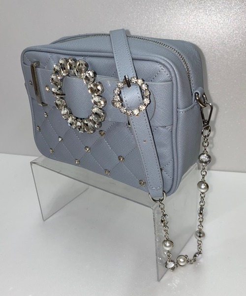 Swankiss（スワンキス）の「UT mademoirselle chain BAG（ショルダーバッグ・レディース・ブルー/ボルドー/モカ/ブラック/ピンク・FREE）」の22枚目の写真