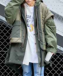 【etsinta/エシンタ】マルチウェイモッズコート