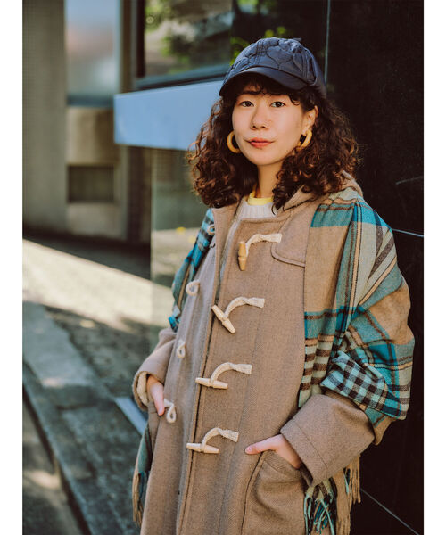 Ray BEAMS(レイビームス)の「Ray BEAMS / キルティング フライト キャップ(キャップ・レディース・ホワイト/ブラック/ベージュ・ONE SIZE)」の5枚目の写真