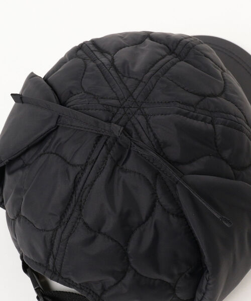 Ray BEAMS(レイビームス)の「Ray BEAMS / キルティング フライト キャップ(キャップ・レディース・ホワイト/ブラック/ベージュ・ONE SIZE)」の11枚目の写真