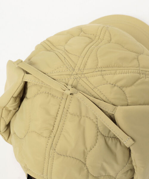 Ray BEAMS(レイビームス)の「Ray BEAMS / キルティング フライト キャップ(キャップ・レディース・ホワイト/ブラック/ベージュ・ONE SIZE)」の19枚目の写真