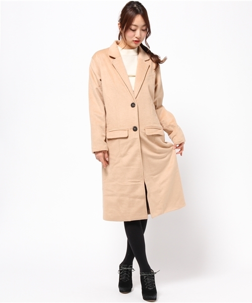 WHO'S WHO gallery（フーズフーギャラリー）の「【期間限定セール】ロングチェスターコート（チェスターコート・レディース・ベージュ/グレー/その他20・FREE）」の17枚目の写真