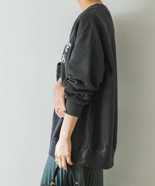 URBAN RESEARCH（アーバンリサーチ）の「Vintageルーズスウェット（Tシャツ/カットソー・レディース・ピンク系その他/ホワイト系その他/チャコールグレー・FREE）」の10枚目の写真