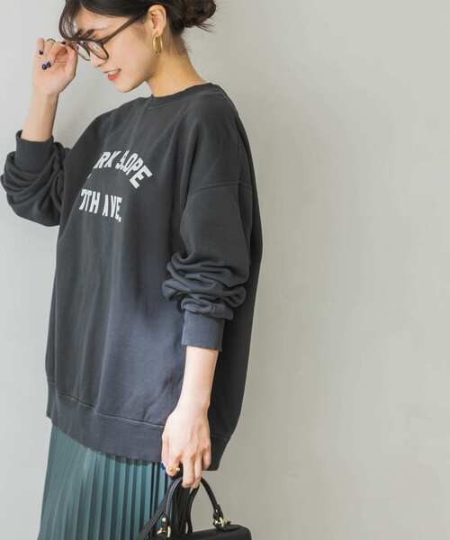 URBAN RESEARCH（アーバンリサーチ）の「Vintageルーズスウェット（Tシャツ/カットソー・レディース・ピンク系その他/ホワイト系その他/チャコールグレー・FREE）」の11枚目の写真