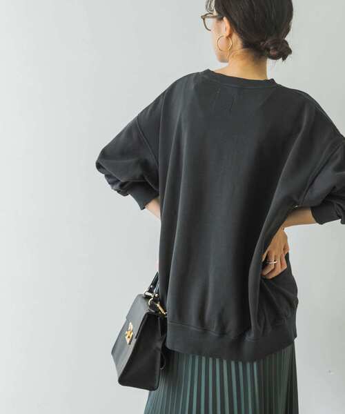 URBAN RESEARCH（アーバンリサーチ）の「Vintageルーズスウェット（Tシャツ/カットソー・レディース・ピンク系その他/ホワイト系その他/チャコールグレー・FREE）」の13枚目の写真