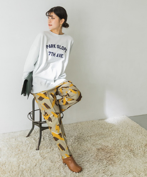 URBAN RESEARCH（アーバンリサーチ）の「Vintageルーズスウェット（Tシャツ/カットソー・レディース・ピンク系その他/ホワイト系その他/チャコールグレー・FREE）」の18枚目の写真