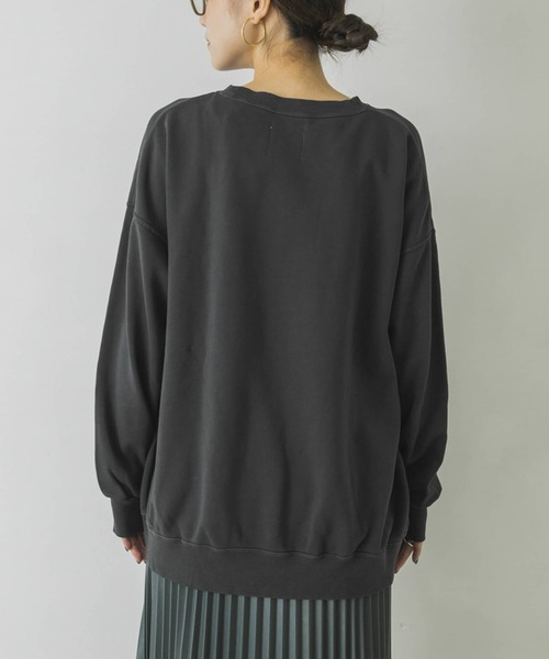 URBAN RESEARCH（アーバンリサーチ）の「Vintageルーズスウェット（Tシャツ/カットソー・レディース・ピンク系その他/ホワイト系その他/チャコールグレー・FREE）」の21枚目の写真