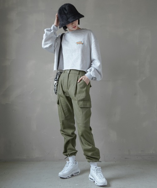 SPINNS（スピンズ）の「アンゴラバケットハット（ハット・レディース・ブラック/ホワイト・ONESIZE）」の10枚目の写真