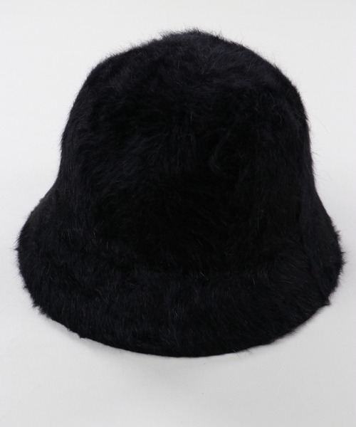 SPINNS（スピンズ）の「アンゴラバケットハット（ハット・レディース・ブラック/ホワイト・ONESIZE）」の13枚目の写真