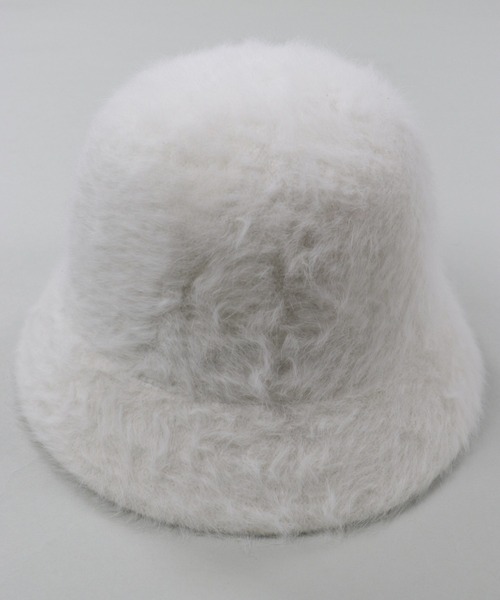 SPINNS（スピンズ）の「アンゴラバケットハット（ハット・レディース・ブラック/ホワイト・ONESIZE）」の14枚目の写真