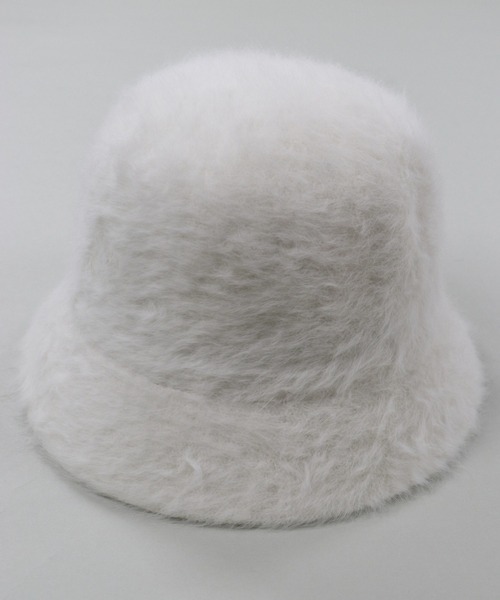 SPINNS（スピンズ）の「アンゴラバケットハット（ハット・レディース・ブラック/ホワイト・ONESIZE）」の15枚目の写真