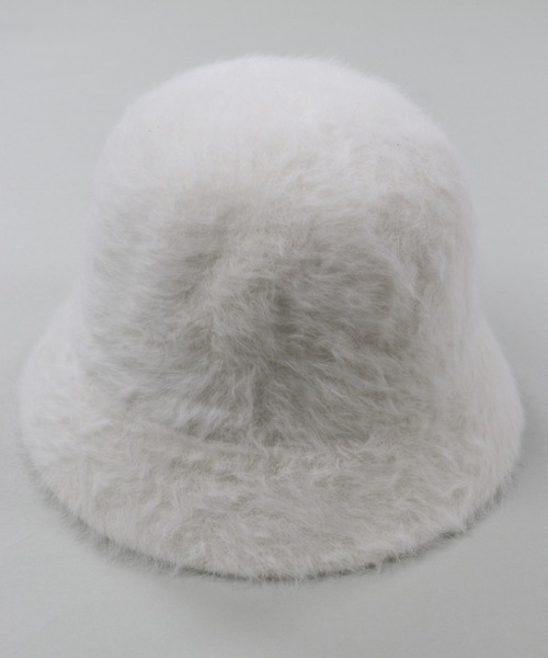 SPINNS（スピンズ）の「アンゴラバケットハット（ハット・レディース・ブラック/ホワイト・ONESIZE）」の16枚目の写真