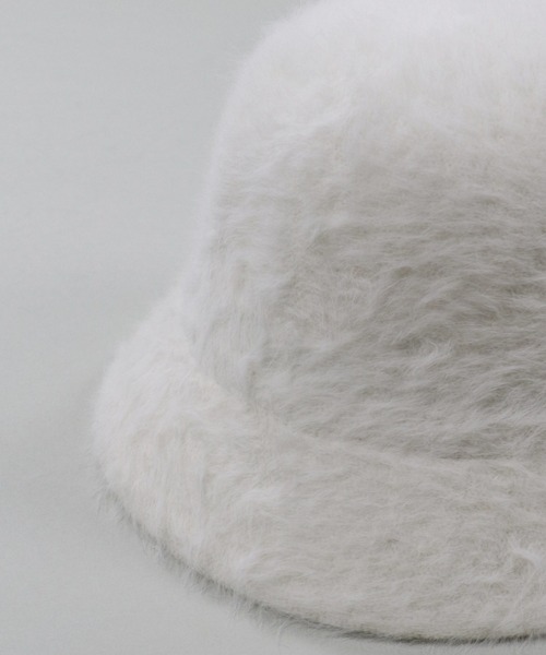 SPINNS（スピンズ）の「アンゴラバケットハット（ハット・レディース・ブラック/ホワイト・ONESIZE）」の18枚目の写真