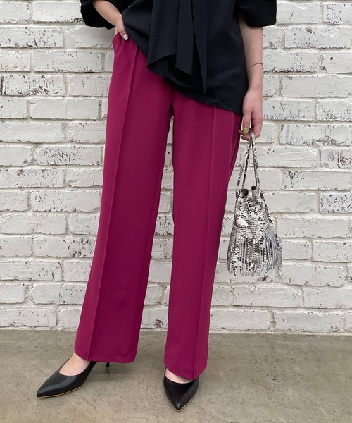 新品未使用⭐Loungedress ラウンジドレス カットジョーゼットパンツ LOUNGEDRESS（ラウンジドレス）の「カットジョーゼットパンツ