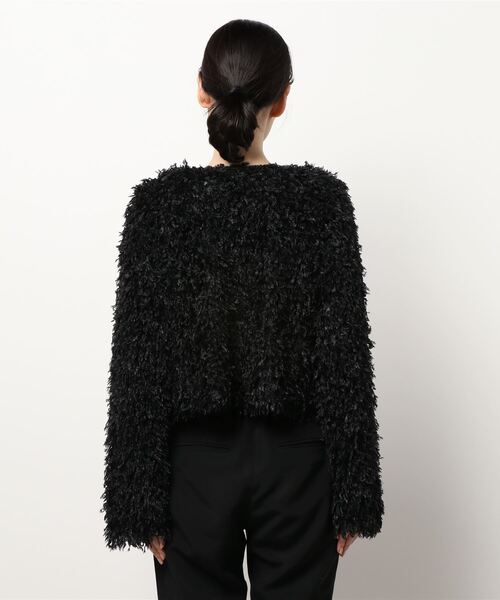 PAGEBOY（ページボーイ）の「【CORE】フェイクフェザーカーデ（カーディガン/ボレロ・レディース・ブラック/ブルー系その他4・FREE）」の22枚目の写真