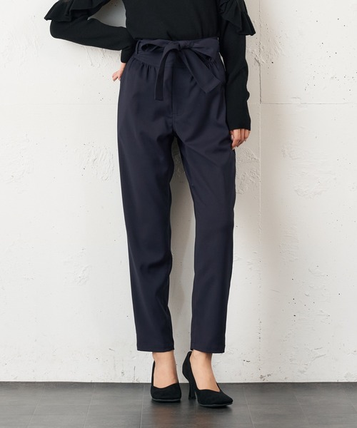 【セール】ハイウエストテーパードパンツ（その他パンツ）｜MIIA（ミーア）