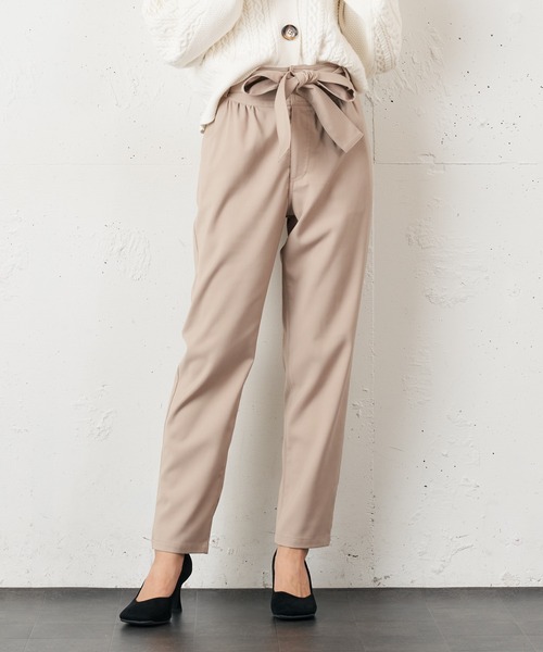 【セール】ハイウエストテーパードパンツ（その他パンツ）｜MIIA（ミーア）