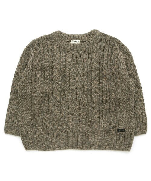 F.O.KIDS(エフオーキッズ)の「/ウォッシャブルニット(ニット/セーター・キッズ・グレー/グリーン/レッド/ブラック/アイボリー・110/120/80/90/130/140/95/100)」の4枚目の写真