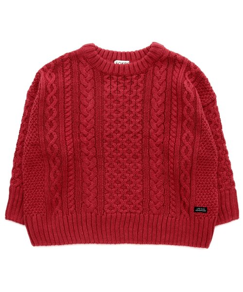 F.O.KIDS(エフオーキッズ)の「/ウォッシャブルニット(ニット/セーター・キッズ・グレー/グリーン/レッド/ブラック/アイボリー・110/120/80/90/130/140/95/100)」の5枚目の写真