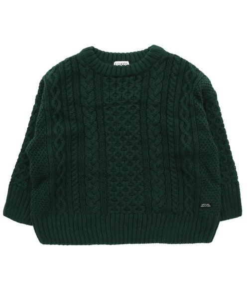 F.O.KIDS(エフオーキッズ)の「/ウォッシャブルニット(ニット/セーター・キッズ・グレー/グリーン/レッド/ブラック/アイボリー・110/120/80/90/130/140/95/100)」の1枚目の写真