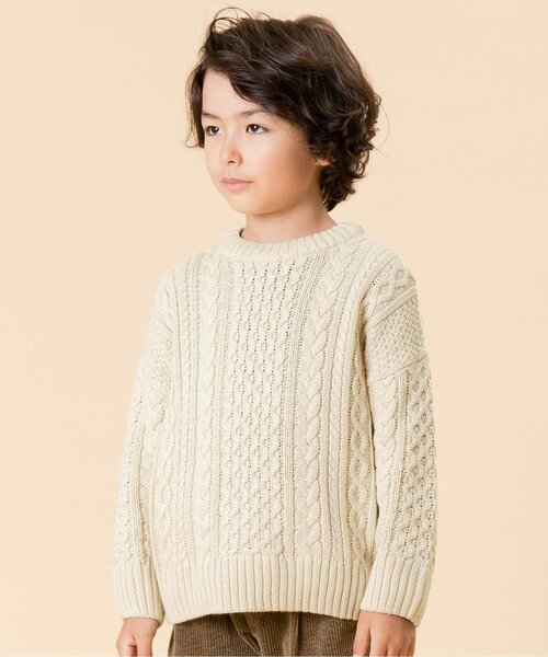 F.O.KIDS(エフオーキッズ)の「/ウォッシャブルニット(ニット/セーター・キッズ・グレー/グリーン/レッド/ブラック/アイボリー・110/120/80/90/130/140/95/100)」の2枚目の写真