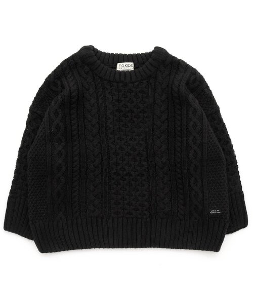 F.O.KIDS(エフオーキッズ)の「/ウォッシャブルニット(ニット/セーター・キッズ・グレー/グリーン/レッド/ブラック/アイボリー・110/120/80/90/130/140/95/100)」の3枚目の写真