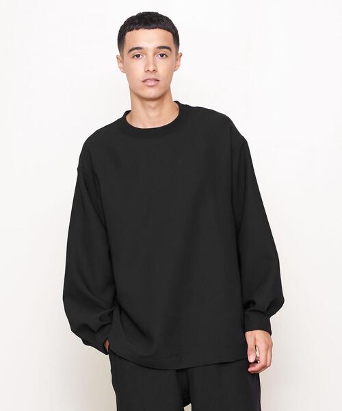 UNITED ARROWS & SONS（ユナイテッドアローズアンドサンズ）の「＜UNITED ARROWS & SONS by DAISUKE OBANA +10＞ Ⅰ CREW L/SL/クルーネックシャツ（Tシャツ/カットソー・メンズ・ダークグレー/ブラック・S/L/M）」の2枚目の写真