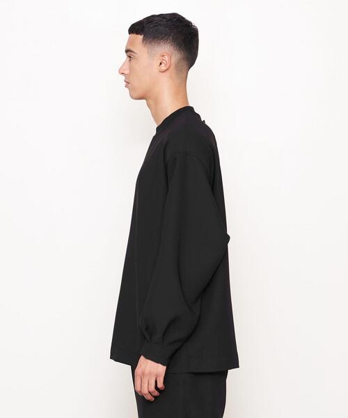 UNITED ARROWS & SONS（ユナイテッドアローズアンドサンズ）の「＜UNITED ARROWS & SONS by DAISUKE OBANA +10＞ Ⅰ CREW L/SL/クルーネックシャツ（Tシャツ/カットソー・メンズ・ダークグレー/ブラック・S/L/M）」の4枚目の写真