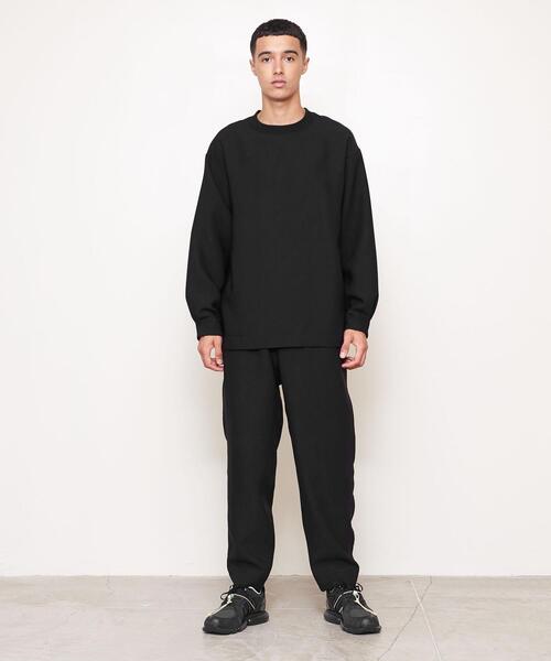 UNITED ARROWS & SONS（ユナイテッドアローズアンドサンズ）の「＜UNITED ARROWS & SONS by DAISUKE OBANA +10＞ Ⅰ CREW L/SL/クルーネックシャツ（Tシャツ/カットソー・メンズ・ダークグレー/ブラック・S/L/M）」の18枚目の写真