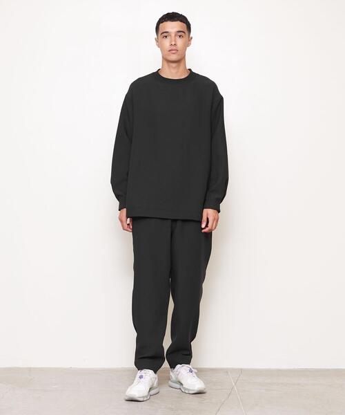 UNITED ARROWS & SONS（ユナイテッドアローズアンドサンズ）の「＜UNITED ARROWS & SONS by DAISUKE OBANA +10＞ Ⅰ CREW L/SL/クルーネックシャツ（Tシャツ/カットソー・メンズ・ダークグレー/ブラック・S/L/M）」の21枚目の写真