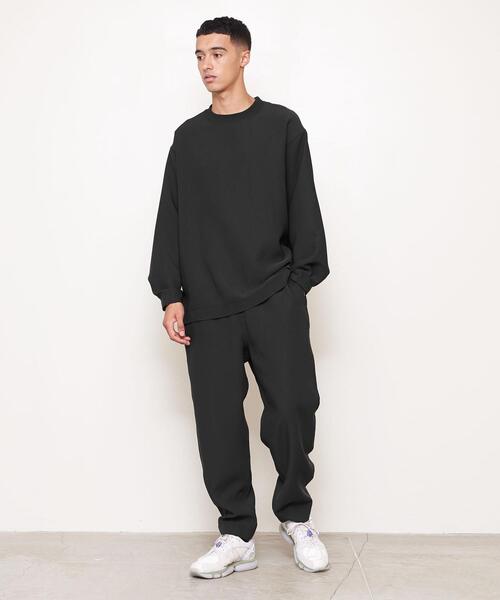 UNITED ARROWS & SONS（ユナイテッドアローズアンドサンズ）の「＜UNITED ARROWS & SONS by DAISUKE OBANA +10＞ Ⅰ CREW L/SL/クルーネックシャツ（Tシャツ/カットソー・メンズ・ダークグレー/ブラック・S/L/M）」の22枚目の写真