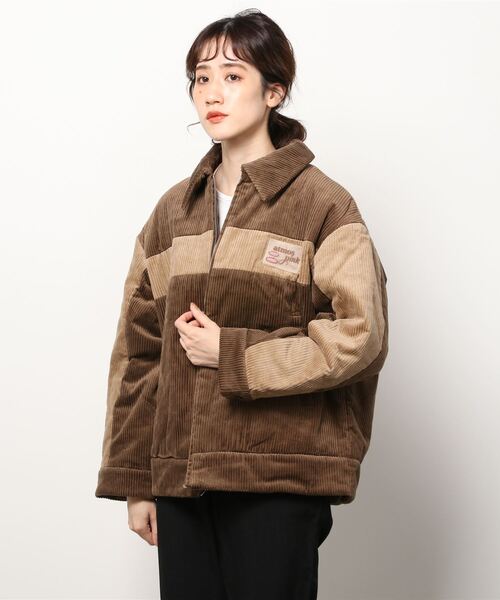 atmos pink（アトモスピンク）の「atmos pink 配色 コーデュロイ サガラワッペン ジャケット / アトモスピンク ハイショク コーデュロイ サガラワッペン ジャケット（その他アウター・レディース・ブラック/パープル/ブラウン・M/L）」の10枚目の写真