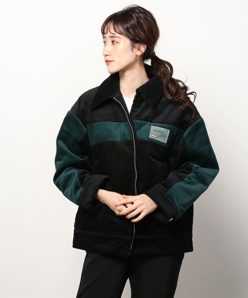 atmos pink（アトモスピンク）の「atmos pink 配色 コーデュロイ サガラワッペン ジャケット / アトモスピンク ハイショク コーデュロイ サガラワッペン ジャケット（その他アウター・レディース・ブラック/パープル/ブラウン・M/L）」の11枚目の写真