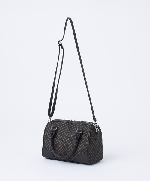 WHO'S WHO gallery（フーズフーギャラリー）の「ミニボストン（ボストンバッグ・レディース・ブラック/ブラウン/グリーン/サックスブルー/レモンイエロー・FREE）」の8枚目の写真