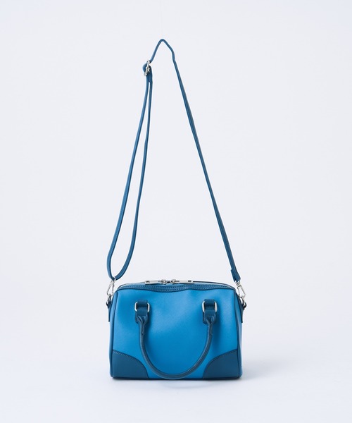 WHO'S WHO gallery（フーズフーギャラリー）の「ミニボストン（ボストンバッグ・レディース・ブラック/ブラウン/グリーン/サックスブルー/レモンイエロー・FREE）」の18枚目の写真