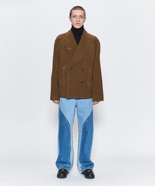 ANDERSSON BELL(アンダースンベル)の「<Andersson Bell> ROMMAN RAGLAN PEA COAT/ピーコート(ピーコート・メンズ・ダークブラウン・M/L)」の2枚目の写真