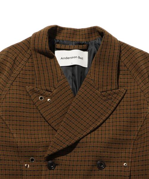 ANDERSSON BELL(アンダースンベル)の「<Andersson Bell> ROMMAN RAGLAN PEA COAT/ピーコート(ピーコート・メンズ・ダークブラウン・M/L)」の7枚目の写真