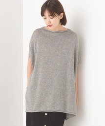 OMNES | ウールナイロン ワイドドロップニットベスト(ベスト)