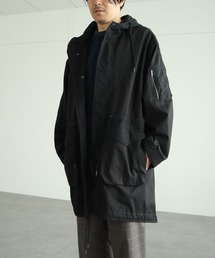 CRAFT STANDARD BOUTIQUE | 綿ツイル切り替えモッズコート　＊(モッズコート)