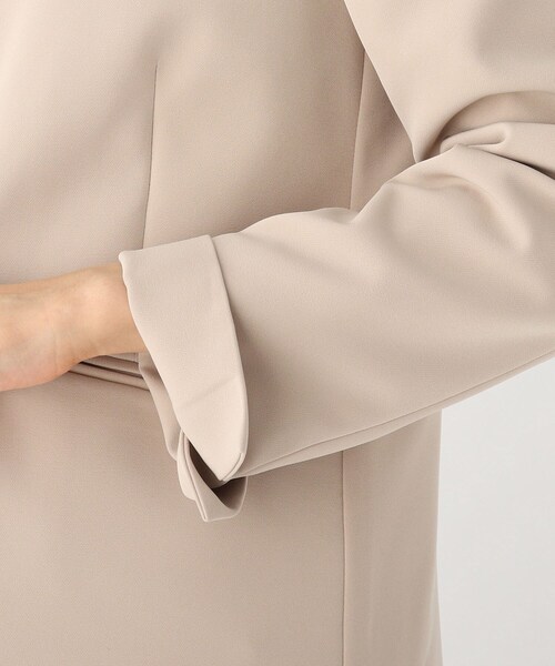 OPAQUE.CLIP(オペークドットクリップ)の「◆DELEGANTノーカラージャケット【WEB限定サイズ】(スーツジャケット・レディース・ブラック/ベージュ/ネイビー・40/38/42/36/34)」の9枚目の写真