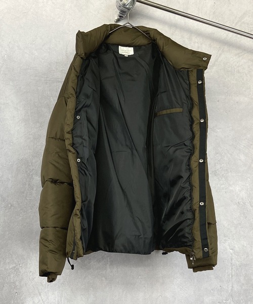 Beno（ビーノ）の「オーバーサイズ スタンドネック パデットジャケット（ダウンジャケット/コート・メンズ・チャコールグレー/ブラック/ベージュ/ネイビー/ブラウン/オリーブ・S/M/L/XL）」の20枚目の写真