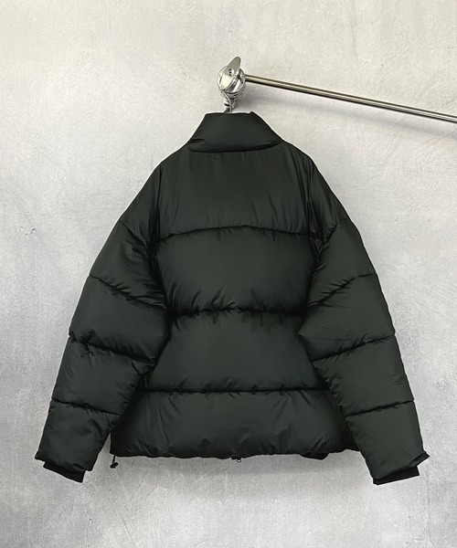 Beno（ビーノ）の「オーバーサイズ スタンドネック パデットジャケット（ダウンジャケット/コート・メンズ・チャコールグレー/ブラック/ベージュ/ネイビー/ブラウン/オリーブ・S/M/L/XL）」の21枚目の写真