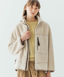 LE GLAZIK | 〈別注〉ボアスタンドカラージャケット WOMEN