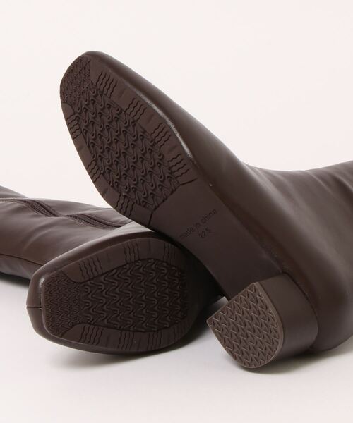 HEAL ME（ヒールミー）の「heal me ヒールミー レディース ストレッチロングブーツ 221904（ブーツ・レディース・ブラック/ダークブラウン/ブラック×ブラック/チャコール・25.0cm/23.5cm/23.0cm/22.5cm/24.0cm/24.5cm/25.5cm）」の6枚目の写真