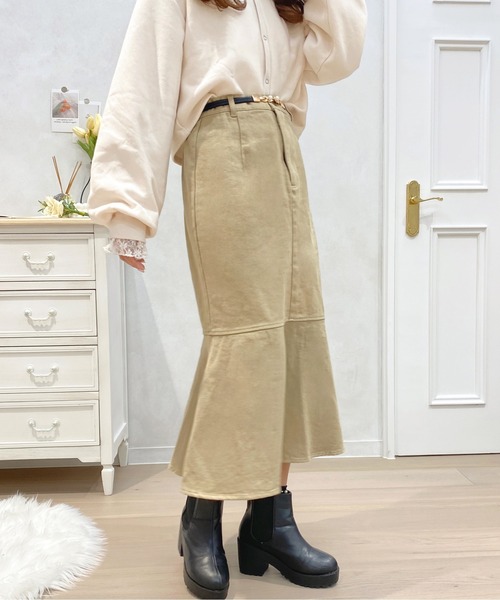 apres jour(アプレジュール)の「マーメイドスカート【ZOZOTOWN限定アイテム】(スカート・レディース・ベージュ/モカ/ダークブルー・SMALL/MEDIUM/X-LARGE)」の8枚目の写真