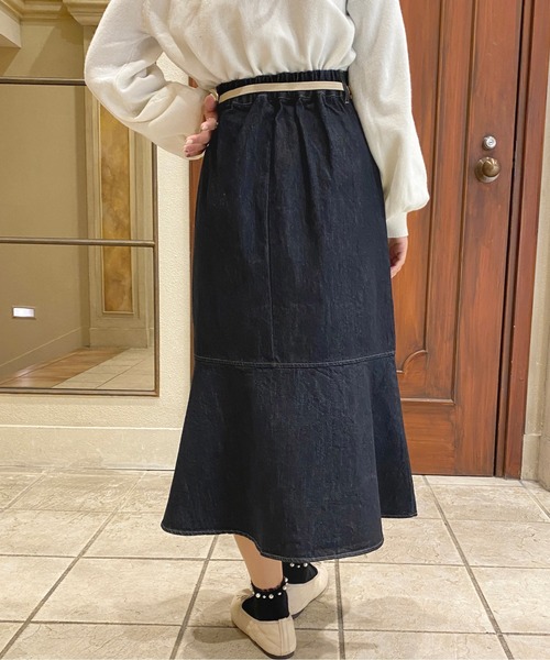 apres jour(アプレジュール)の「マーメイドスカート【ZOZOTOWN限定アイテム】(スカート・レディース・ベージュ/モカ/ダークブルー・SMALL/MEDIUM/X-LARGE)」の9枚目の写真