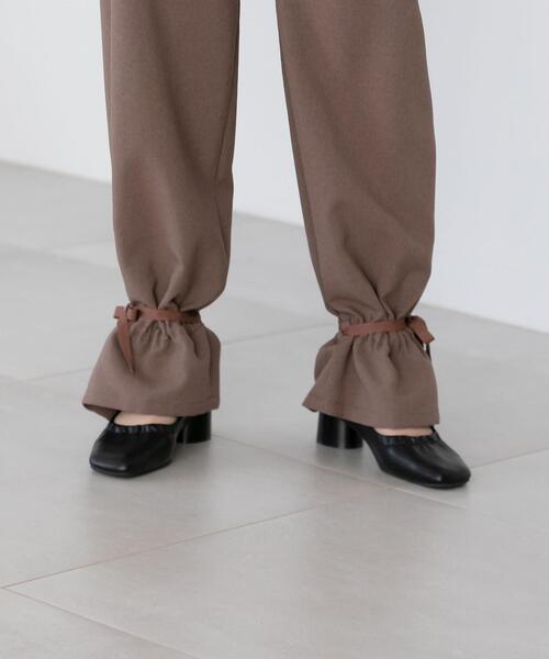 CITEN（シテン）の「＜CITEN（シテン）＞シャーリング スクエアトゥ パンプス（パンプス・レディース・ブラック/オフホワイト・L/M/S）」の7枚目の写真