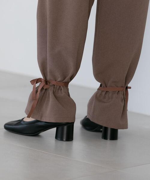 CITEN（シテン）の「＜CITEN（シテン）＞シャーリング スクエアトゥ パンプス（パンプス・レディース・ブラック/オフホワイト・L/M/S）」の8枚目の写真