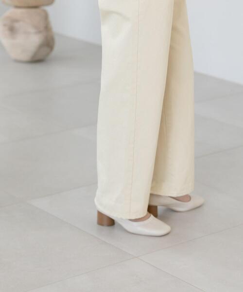 CITEN（シテン）の「＜CITEN（シテン）＞シャーリング スクエアトゥ パンプス（パンプス・レディース・ブラック/オフホワイト・L/M/S）」の12枚目の写真